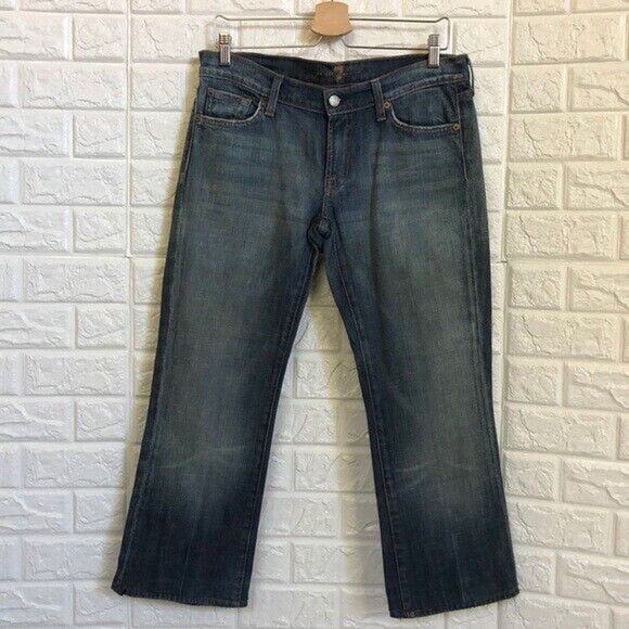 7 for all mankind bootcut turned into Capri Jeans Women’s Size 30 - Picture 3 of 7